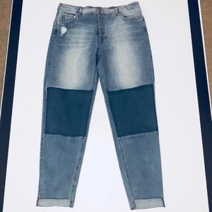 H&M Patchwork Jeans